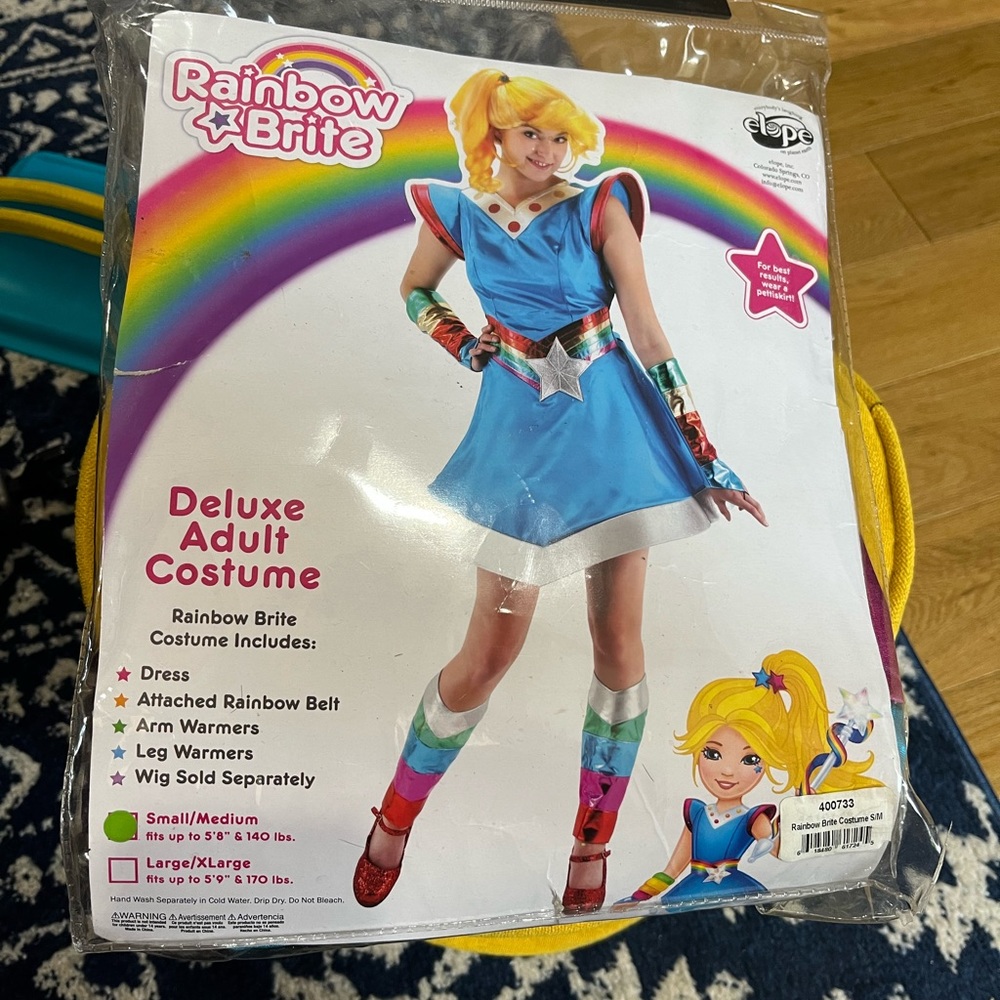 LAST CHANCE Rainbow Brite Adult Costume